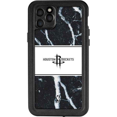 NBA Houston Rockets Marble iPhone 11 Pro Max Waterproof Case