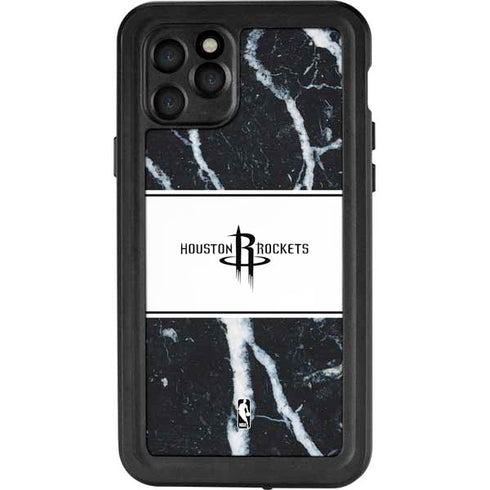 NBA Houston Rockets Marble iPhone 11 Pro Waterproof Case