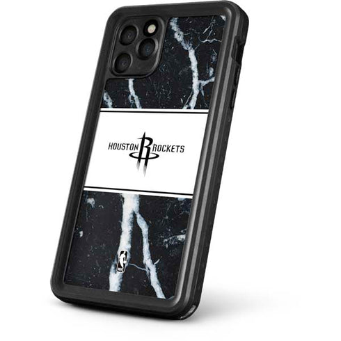 NBA Houston Rockets Marble iPhone 11 Pro Waterproof Case