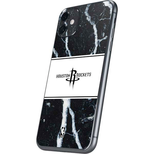 NBA Houston Rockets Marble iPhone 11 Skin