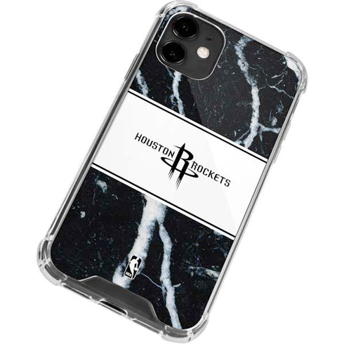 NBA Houston Rockets Marble iPhone 12 Mini Clear Case
