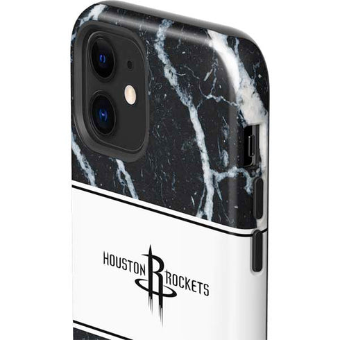 NBA Houston Rockets Marble iPhone 12 Mini Impact Case