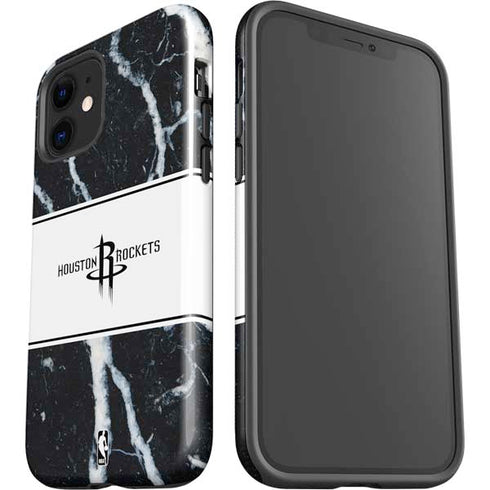 NBA Houston Rockets Marble iPhone 12 Mini Impact Case