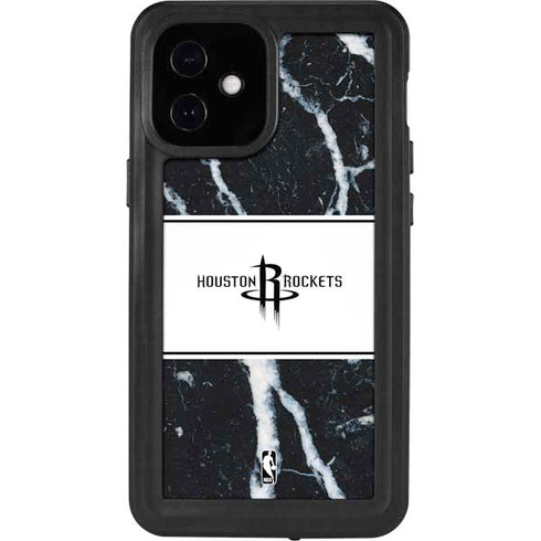 NBA Houston Rockets Marble iPhone 12 Mini Waterproof Case