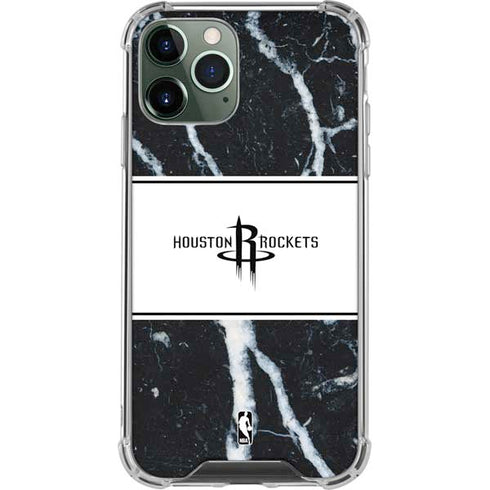 NBA Houston Rockets Marble iPhone 12 Pro Max Clear Case