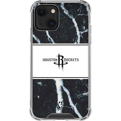 NBA Houston Rockets Marble iPhone 13 Clear Case