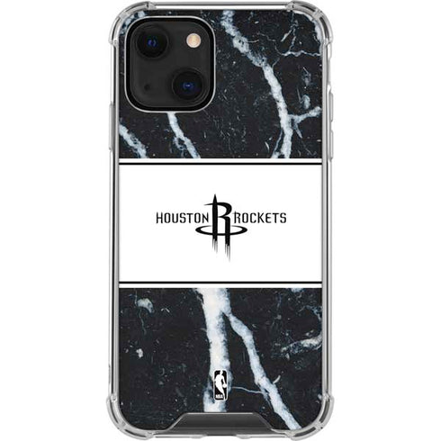 NBA Houston Rockets Marble iPhone 13 Mini Clear Case