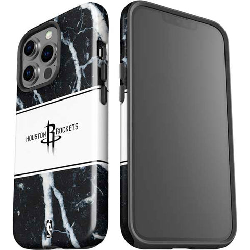 NBA Houston Rockets Marble iPhone 13 Pro Impact Case