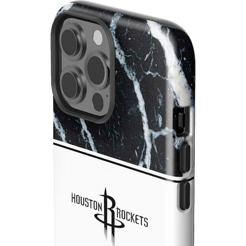 NBA Houston Rockets Marble iPhone 13 Pro Max Impact Case