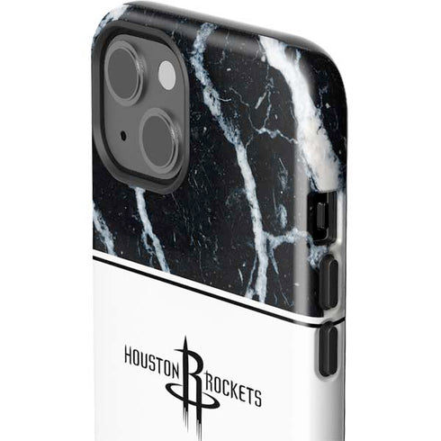 NBA Houston Rockets Marble iPhone 14 Plus Impact Case