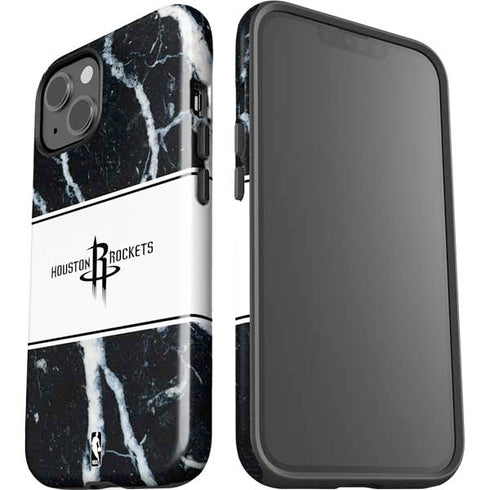 NBA Houston Rockets Marble iPhone 15 Impact Case