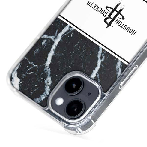 NBA Houston Rockets Marble iPhone 15 Plus MagSafe Case