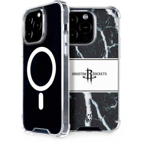 NBA Houston Rockets Marble iPhone 14 Pro MagSafe Case