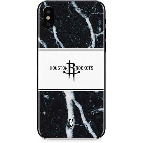 NBA Houston Rockets Marble iPhone X Skin