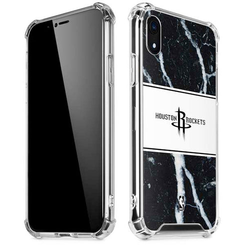 NBA Houston Rockets Marble iPhone XR Clear Case