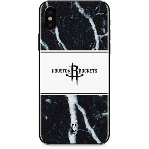 NBA Houston Rockets Marble iPhone XS Skin