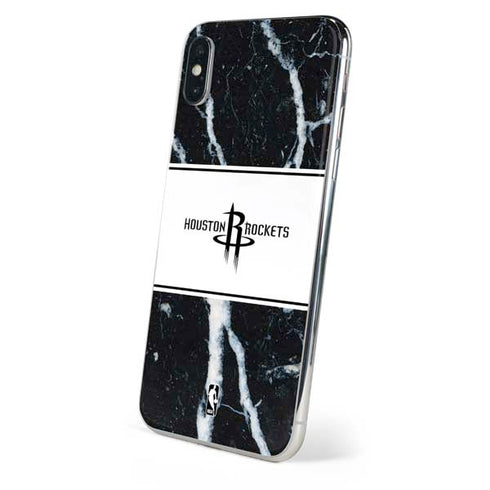 NBA Houston Rockets Marble iPhone XS Skin