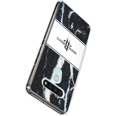 NBA Houston Rockets Marble LG Stylo 6 Clear Case
