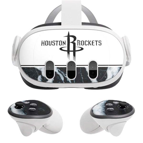 NBA Houston Rockets Marble Meta Quest 3 Skin
