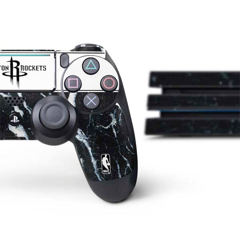 NBA Houston Rockets Marble PS4 Pro Bundle Skin