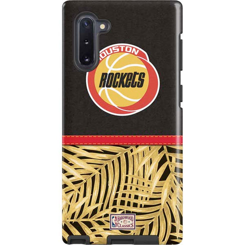 NBA Houston Rockets Retro Palms Galaxy Note 10 Pro Case