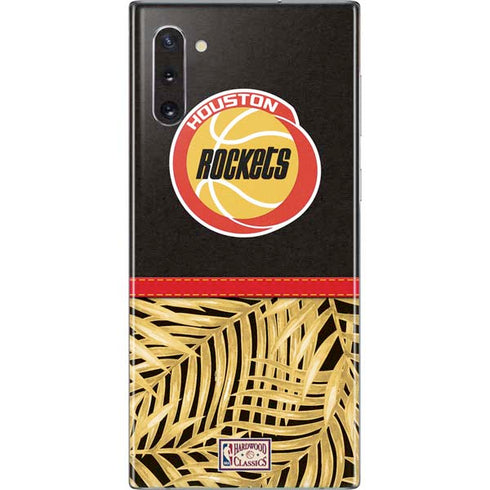 NBA Houston Rockets Retro Palms Galaxy Note 10 Skin