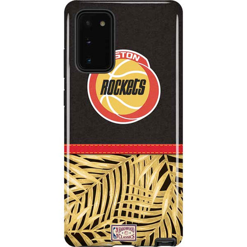 NBA Houston Rockets Retro Palms Galaxy Note20 5G Pro Case
