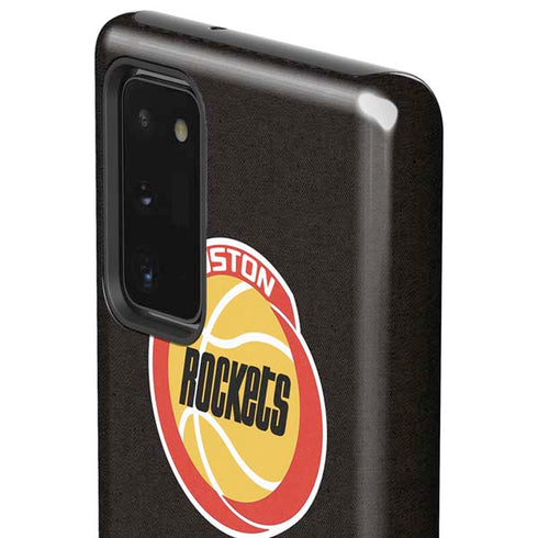 NBA Houston Rockets Retro Palms Galaxy Note20 5G Pro Case