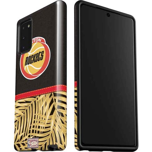 NBA Houston Rockets Retro Palms Galaxy Note20 5G Pro Case