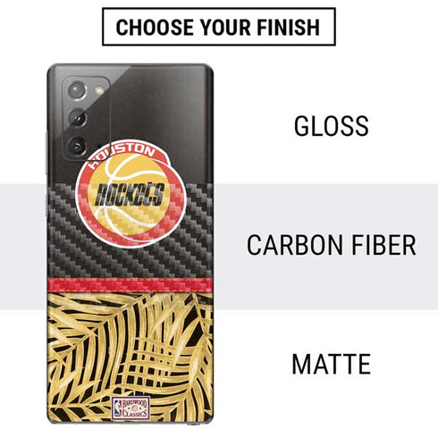 NBA Houston Rockets Retro Palms Galaxy Note20 5G Skin