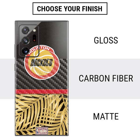 NBA Houston Rockets Retro Palms Galaxy Note20 Ultra 5G Skin