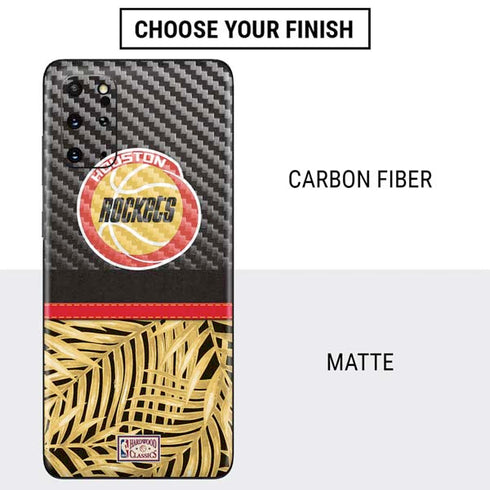 NBA Houston Rockets Retro Palms Galaxy S20 Plus Skin