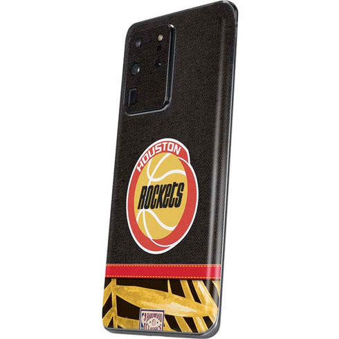 NBA Houston Rockets Retro Palms Galaxy S20 Ultra 5G Skin