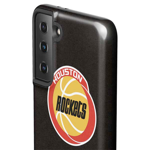 NBA Houston Rockets Retro Palms Galaxy S21 Plus 5G Pro Case