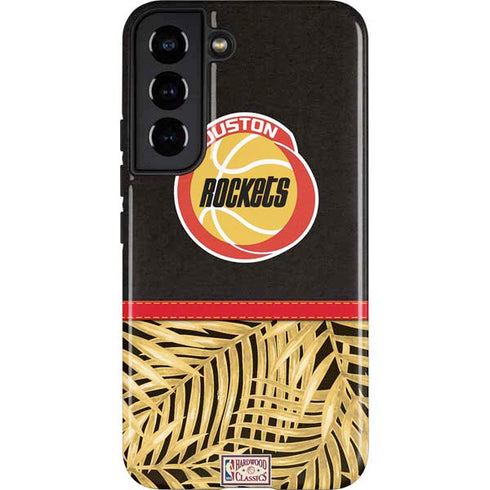 NBA Houston Rockets Retro Palms Galaxy S22 Pro Case