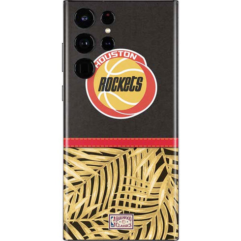 NBA Houston Rockets Retro Palms Galaxy S22 Ultra Skin
