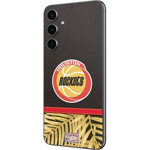NBA Houston Rockets Retro Palms Galaxy S23 FE Skin