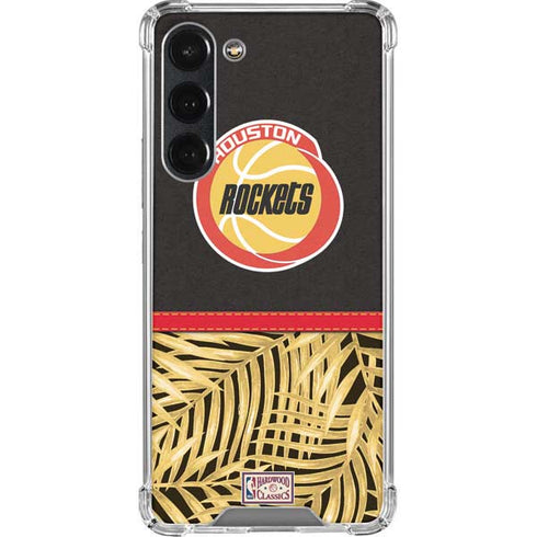 NBA Houston Rockets Retro Palms Galaxy S23 Plus Clear Case