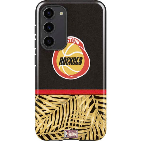 NBA Houston Rockets Retro Palms Galaxy S23 Plus Pro Case