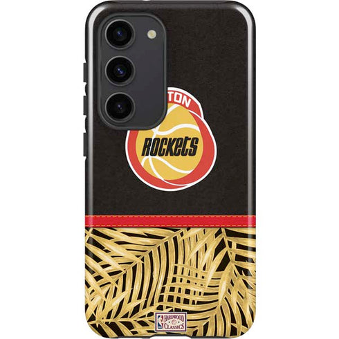 NBA Houston Rockets Retro Palms Galaxy S23 Pro Case
