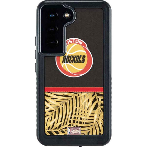NBA Houston Rockets Retro Palms Galaxy S23 Waterproof Case