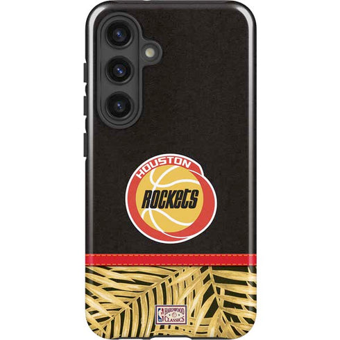 NBA Houston Rockets Retro Palms Galaxy S24 Impact Case
