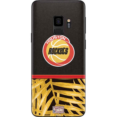 NBA Houston Rockets Retro Palms Galaxy S9 Skin