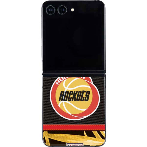 NBA Houston Rockets Retro Palms Galaxy Z Flip5 5G Skin