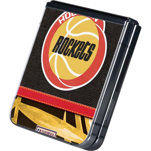 NBA Houston Rockets Retro Palms Galaxy Z Flip5 5G Skin