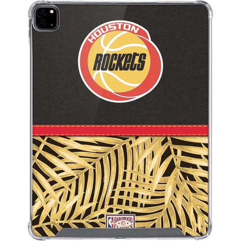NBA Houston Rockets Retro Palms iPad Pro 12.9in (2020) Clear Case