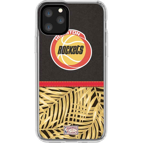 NBA Houston Rockets Retro Palms iPhone 11 Pro Clear Case