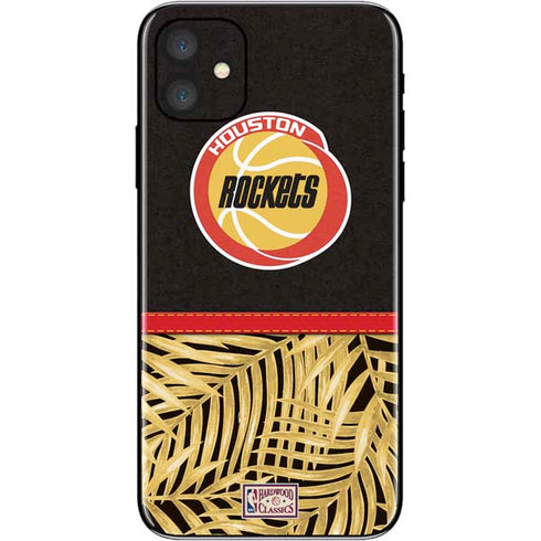 NBA Houston Rockets Retro Palms iPhone 11 Skin