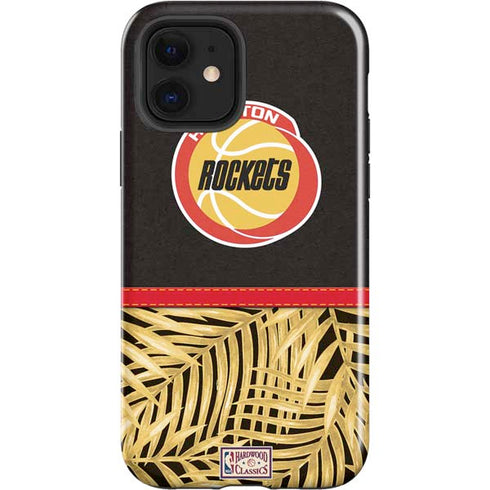 NBA Houston Rockets Retro Palms iPhone 12 Impact Case