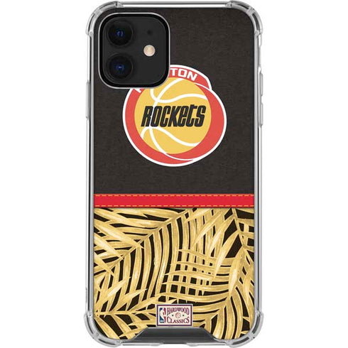 NBA Houston Rockets Retro Palms iPhone 12 Mini Clear Case